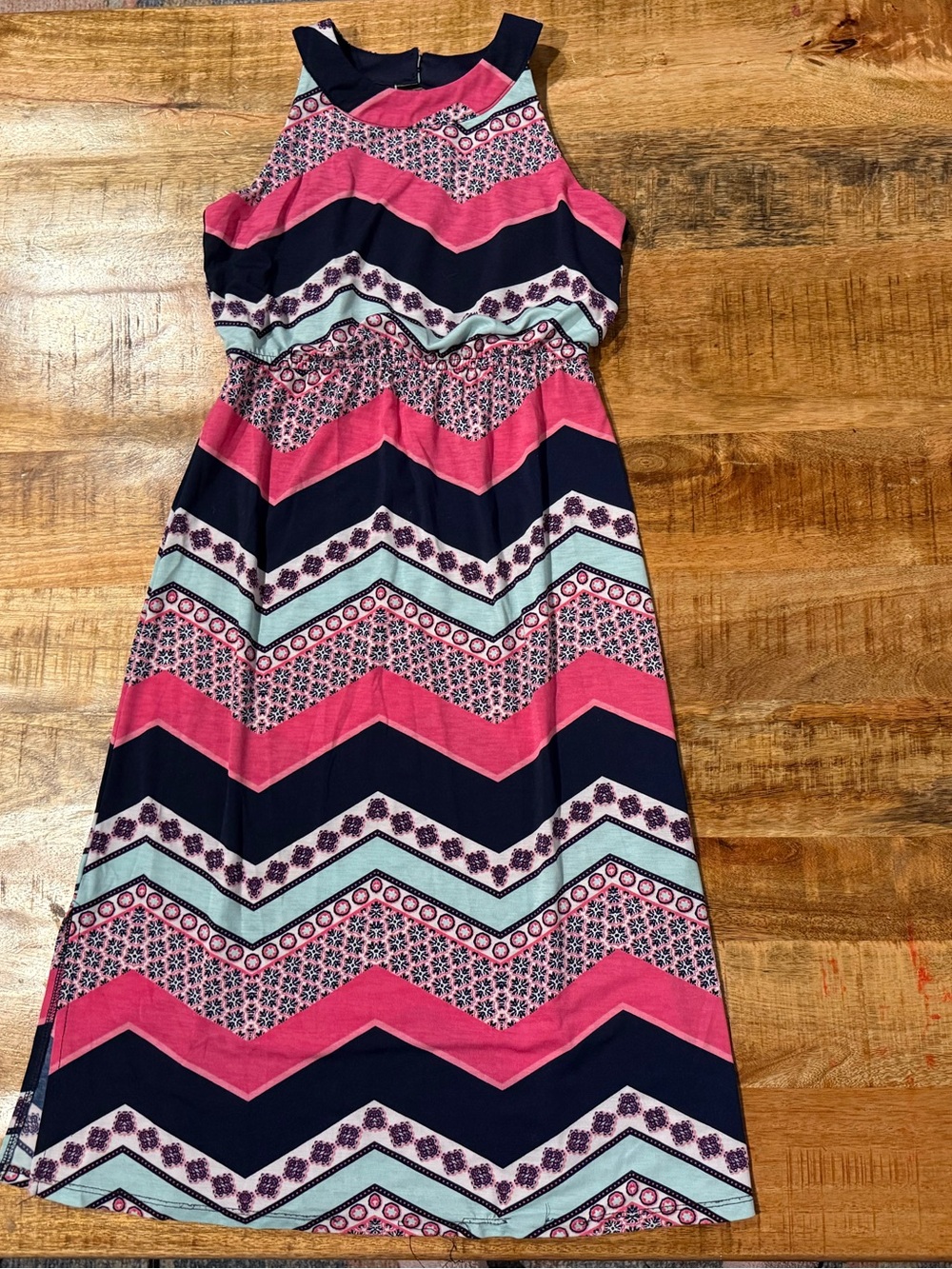 Stella & Sienna Geometric Maxi Dress Size 6X